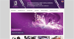 Desktop Screenshot of euroblech.com